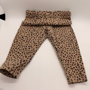 Baby Girls Cotton Stretch Leopard Print Leggings 9m